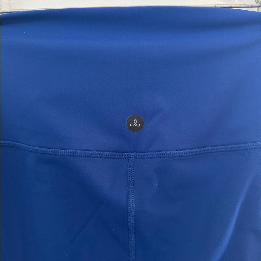 prAna 7/8 Legging XL Cobalt Blue Ribbed Pockets - Picture 3 of 8